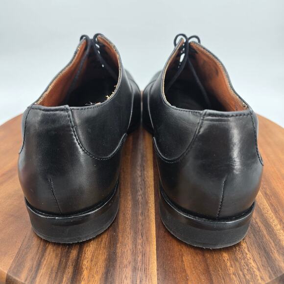 Wolf & Shepherd Oxfords Men\'s 13 Black Leather Cap Toe Lace Up Dress Shoes main image 4